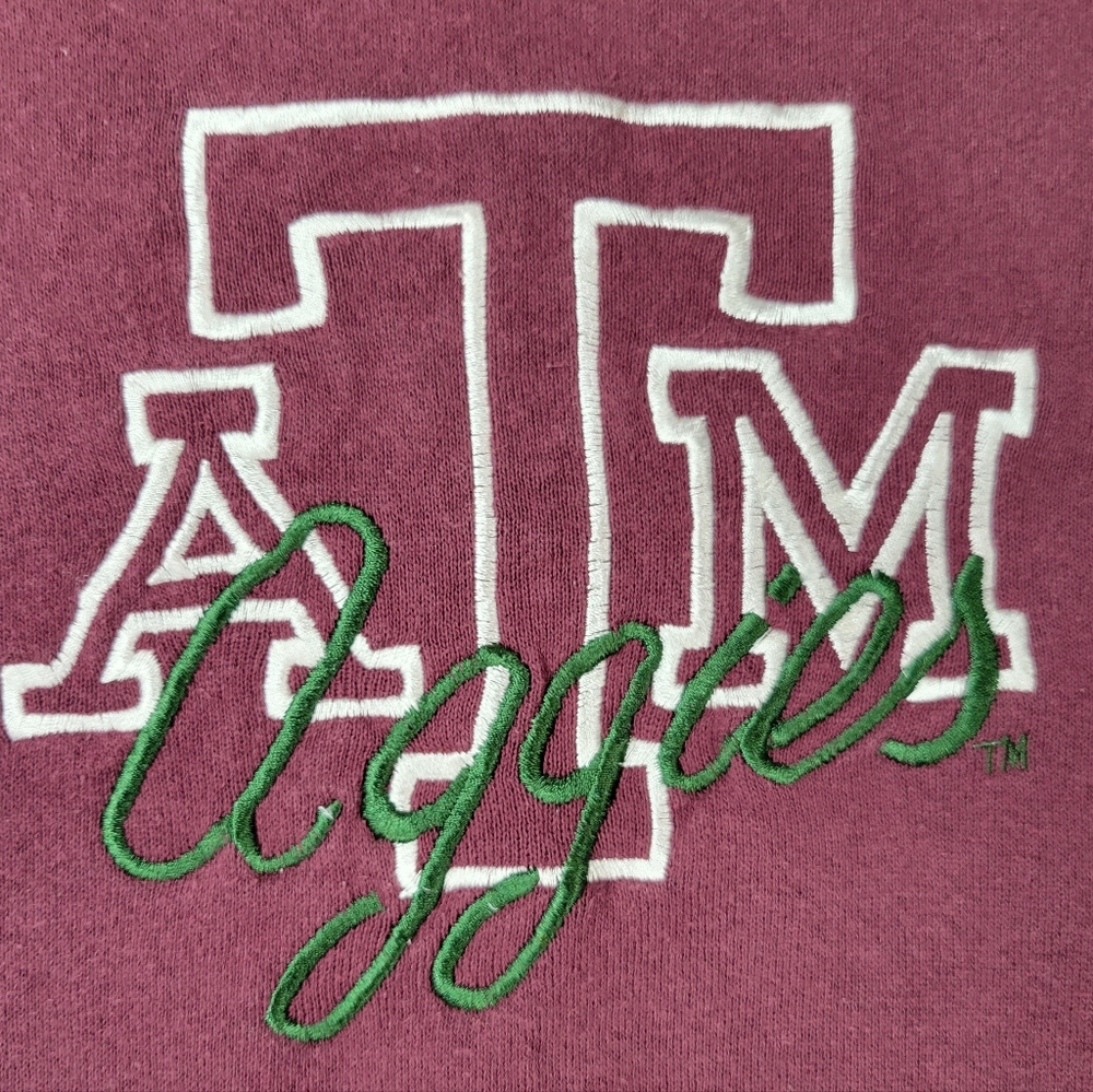 Vintage Lee Cotton Blend Texas Aggies Sweatshirt Womens Medium. 
